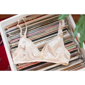 vintage bralette in palepink